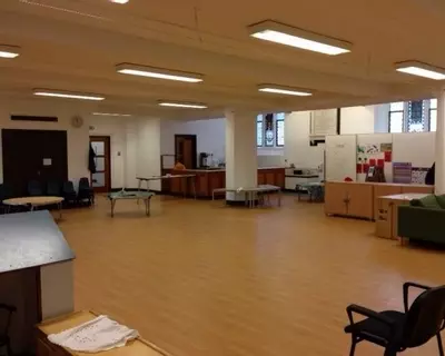 Lower Hall Looking Towards Kitchen/Servery